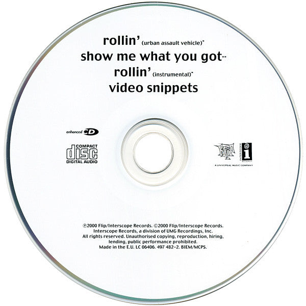 Limp Bizkit : Rollin' (CD, Maxi, Enh)