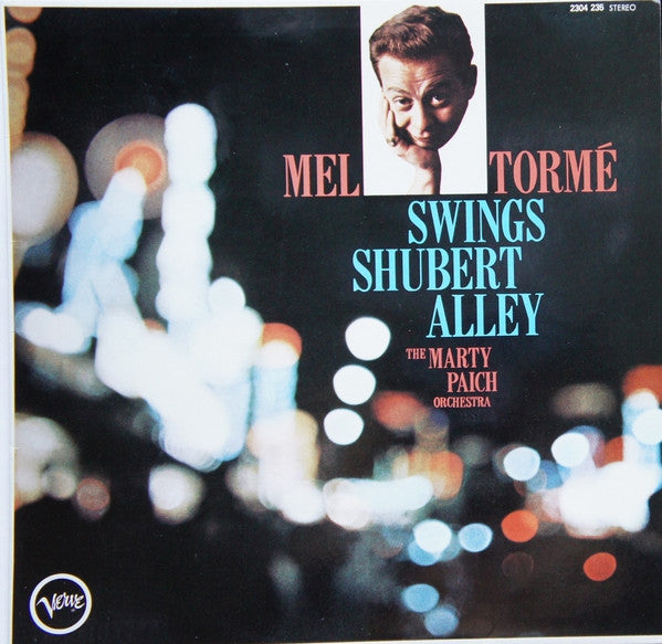 Mel Tormé, Marty Paich Orchestra : Swings Shubert Alley (LP, Album, RE)