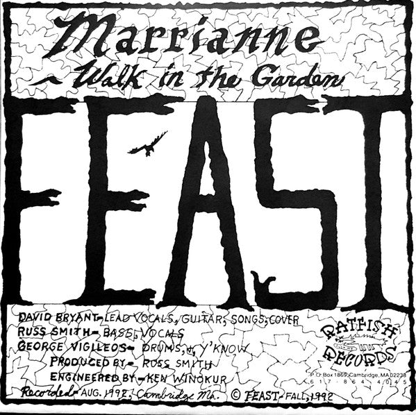 Feast (13) : Marrianne / Walk In The Garden (7", Single)