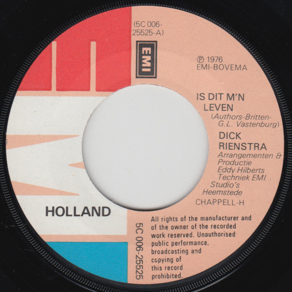 Dick Rienstra : Is Dit M'n Leven? (7", Single)