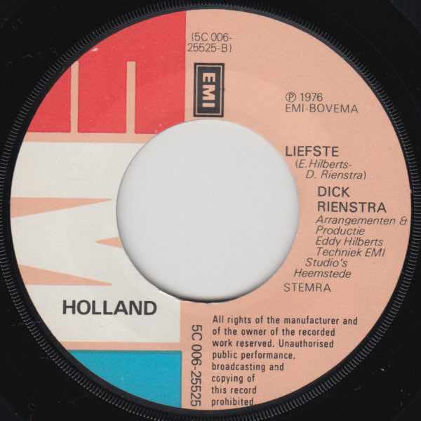 Dick Rienstra : Is Dit M'n Leven? (7", Single)