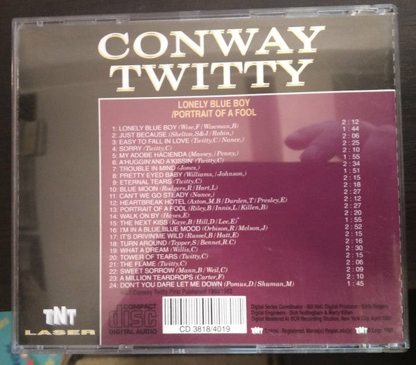 Conway Twitty : Lonely Blue Boy/Portrait Of A Fool (CD, Comp)