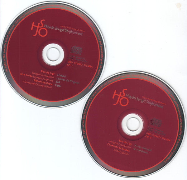 Haydn Jeugd Strijkorkest : Händel · Lamote De Grignon · Suk · Elgar · Van Gompel · Avrahami (2xCD)