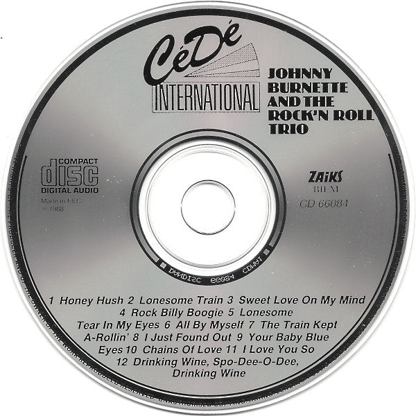 The Johnny Burnette Trio : Johnny Burnette And The Rock'n Roll Trio (CD, Album)