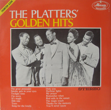 The Platters : The Platters' Golden Hits (LP, Comp, Promo)