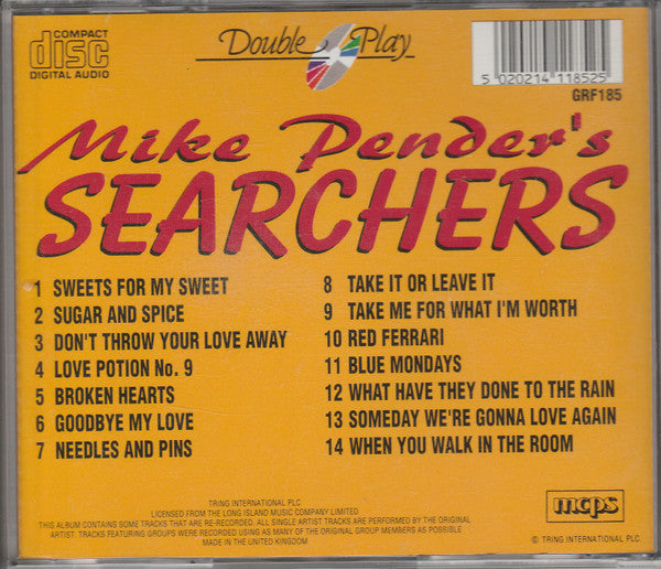 Mike Pender's Searchers : Needles & Pins And Other Hits (CD, Album, RE)