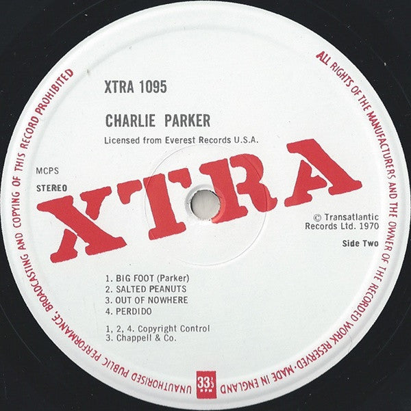 Charlie Parker : Charlie Parker (LP, Comp, RE, RM)