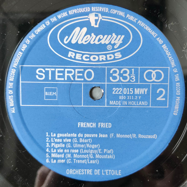 Orchestre De L'Étoile* : French Fried (LP, Album)