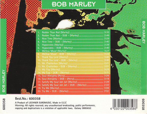 Bob Marley : Reggae'N Dub (CD, Comp)