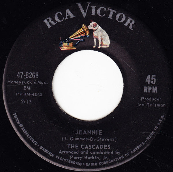 The Cascades (2) : For Your Sweet Love / Jeannie (7", Single)