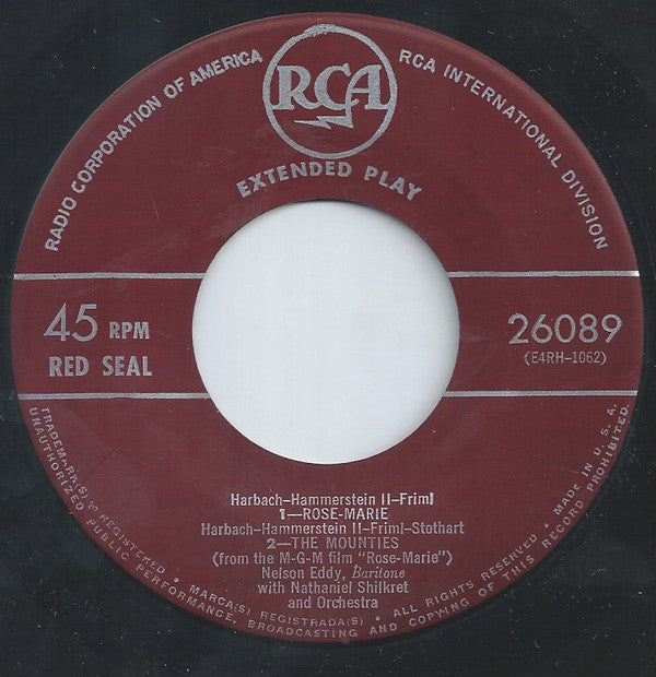 Jeanette MacDonald / Nelson Eddy : Rose - Marie (7", EP)