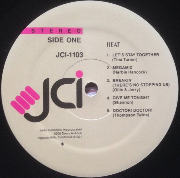 Various : Heat (Extended Hot Mixes) (LP, Comp, Mixed)