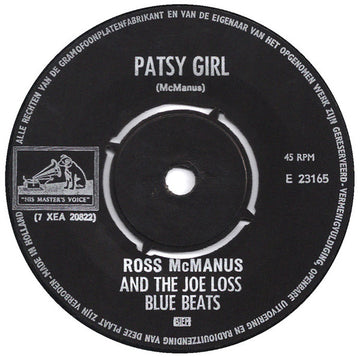 Ross McManus & The Joe Loss Blue Beats : Patsy Girl (7", Single)