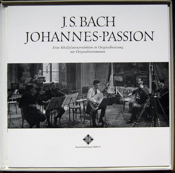 Johann Sebastian Bach : Johannes-Passion (Erste Schallplattenproduktion In Originalbesetzung Mit Originalinstrumenten) (2xLP + LP, S/Sided + Box)