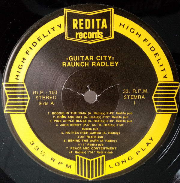 Raunch Radley : Guitar City (LP, Album)
