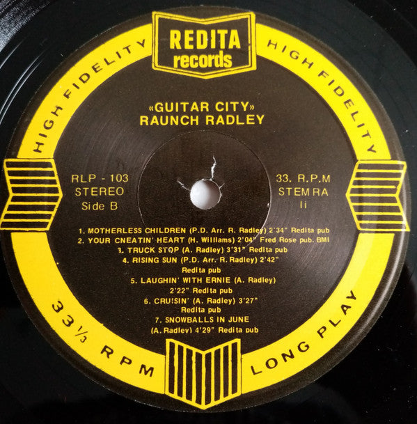 Raunch Radley : Guitar City (LP, Album)