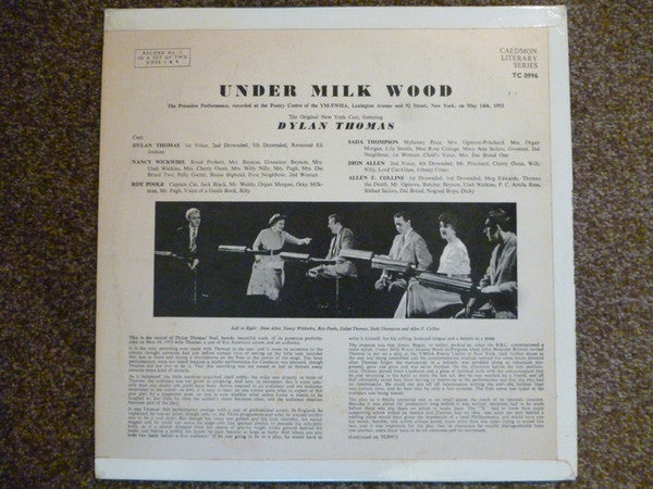 Dylan Thomas : Under Milk Wood (2xLP, Album)