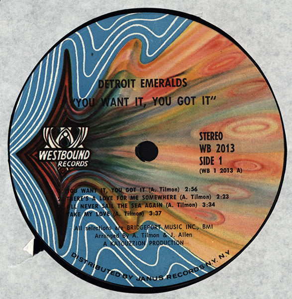 Detroit Emeralds : You Want It, You Got It (LP, Album, Pit)