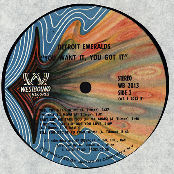 Detroit Emeralds : You Want It, You Got It (LP, Album, Pit)