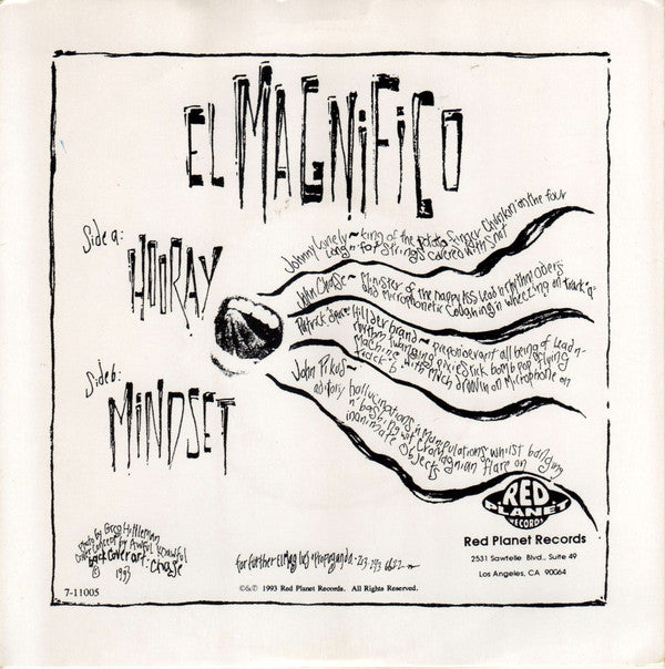 El Magnifico (2) : Hooray / Mindset (7", Gre)