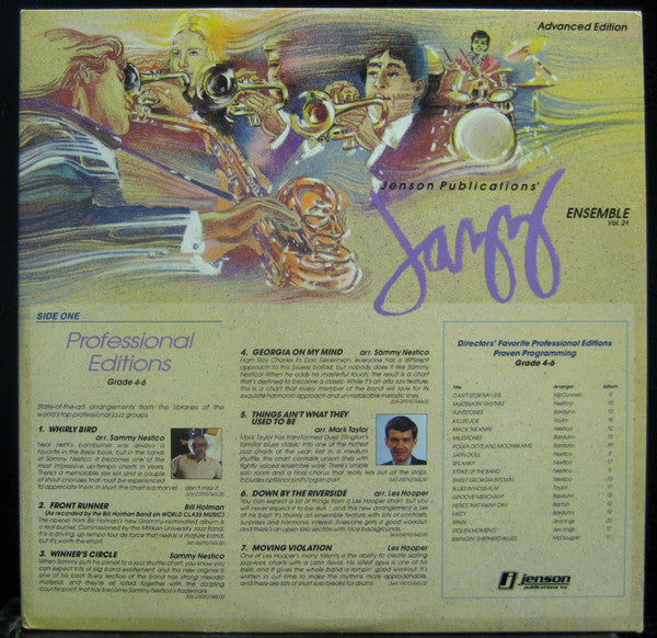 Unknown Artist : New Music For Jazz Ensemble Vol. 21 (LP, Comp, Promo, 2xL)