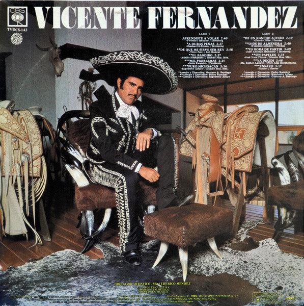 Vicente Fernandez : De Un Rancho A Otro (LP, Album)