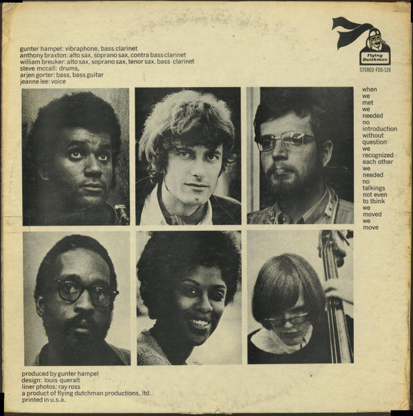 Gunter Hampel : The 8th Of July 1969 (LP, Album, Promo, Gat)