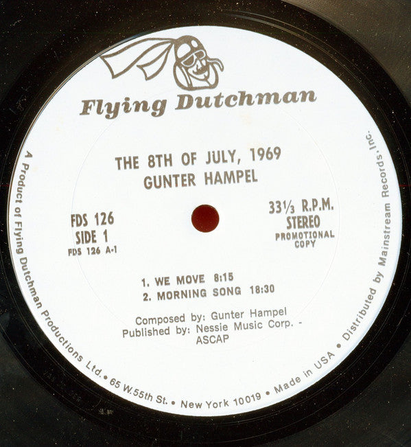 Gunter Hampel : The 8th Of July 1969 (LP, Album, Promo, Gat)