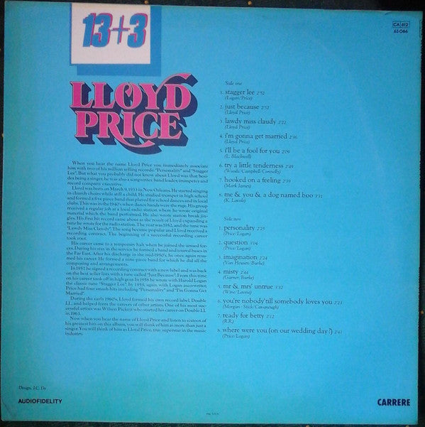 Lloyd Price : Greatest Hits (LP, Comp)