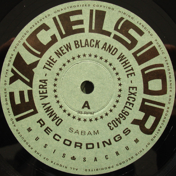 Danny Vera : The New Black And White (10", EP)