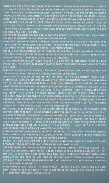 Kevin Saunderson : The Kevin Saunderson Collection - Faces & Phases (3xLP, Comp, Ltd)
