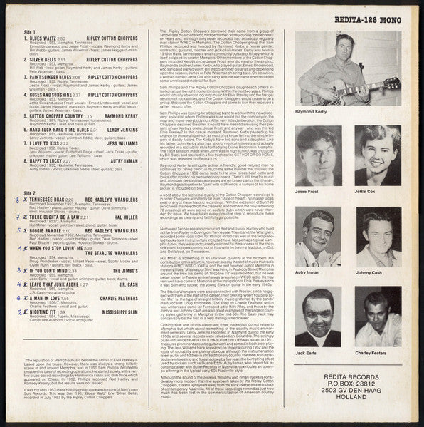 Various : Cotton Chopper Country (LP, Comp, Mono)