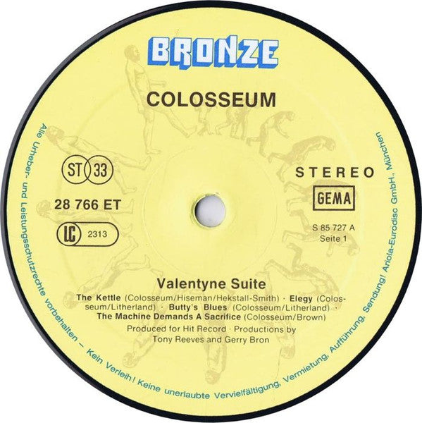 Colosseum : Valentyne Suite (LP, Album, RE)