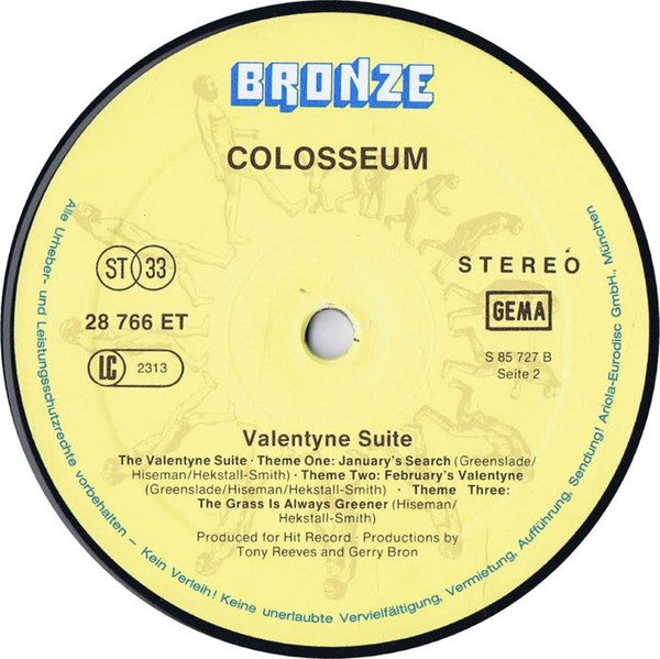 Colosseum : Valentyne Suite (LP, Album, RE)