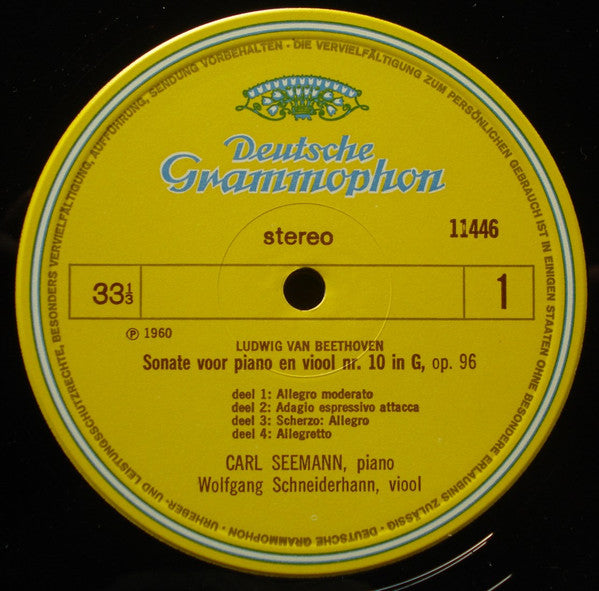 Ludwig van Beethoven / Antonín Dvořák / Johannes Brahms : Sonate Voor Piano En Viool Nr. 1 In G, Op. 96 / Trio Voor Piano, Viool En Violoncello In E, Op. 90 / Pianokwintet In F, Op. 34 (2xLP, Comp)