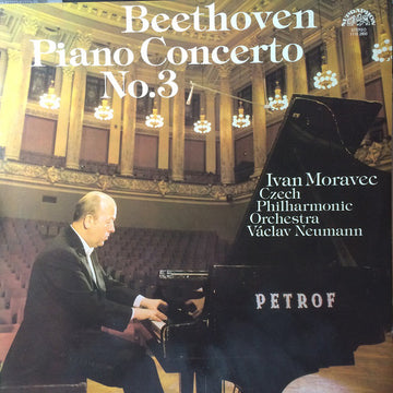 Ludwig van Beethoven, Ivan Moravec, The Czech Philharmonic Orchestra, Václav Neumann : Piano Concerto No.3 (LP, RP)