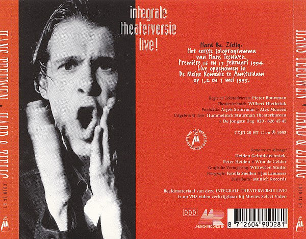 Hans Teeuwen : Hard En Zielig (Integrale Theaterversie Live!) (2xCD)