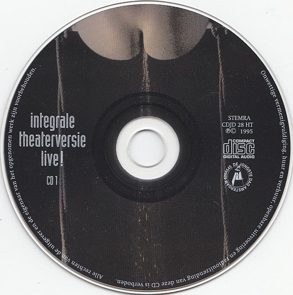 Hans Teeuwen : Hard En Zielig (Integrale Theaterversie Live!) (2xCD)