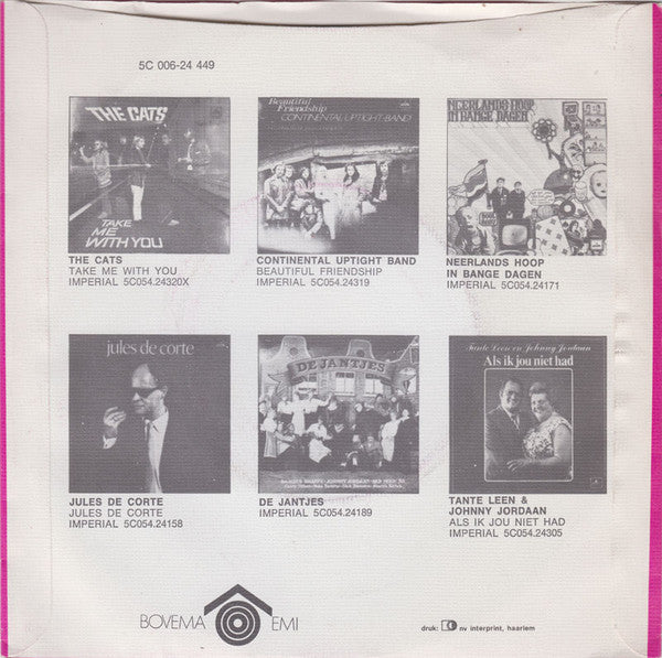 Jaap Dekker Boogie Set : Lizzy's Tune (7", Single)