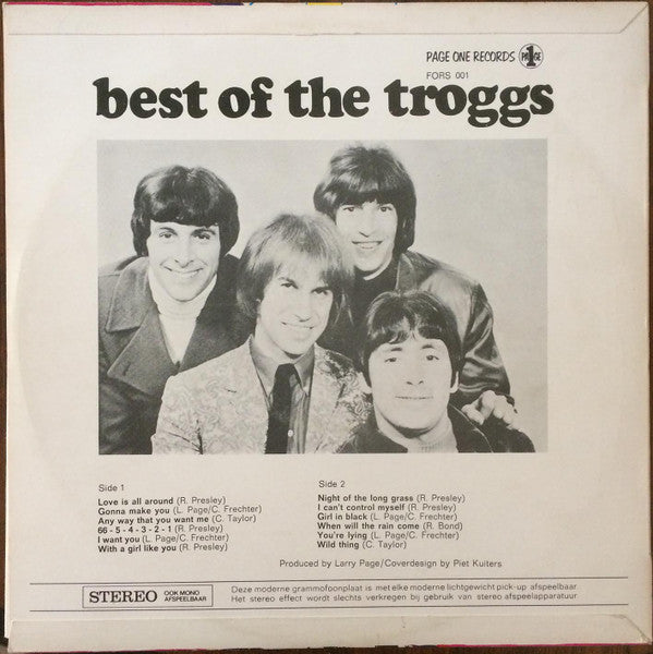 The Troggs : Best of the Troggs (LP, Comp)