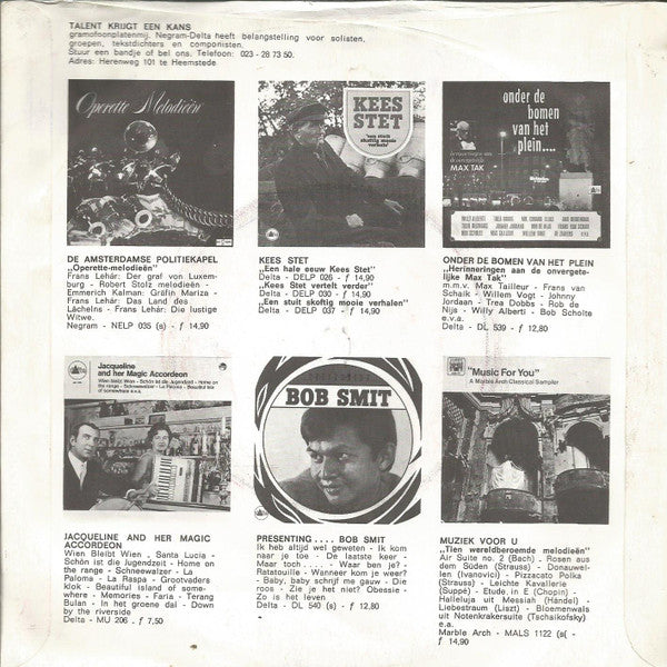 Bob Vrieling : Prikkebeen (7", Single)