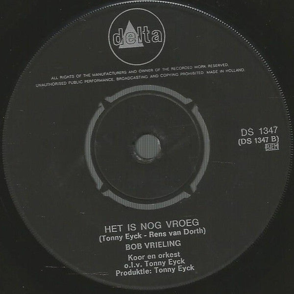 Bob Vrieling : Prikkebeen (7", Single)