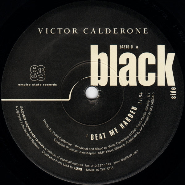 Victor Calderone : Beat Me Harder (12")