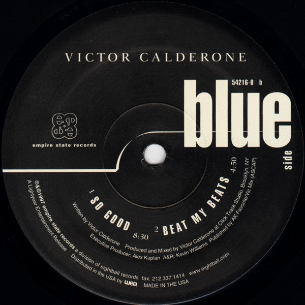 Victor Calderone : Beat Me Harder (12")