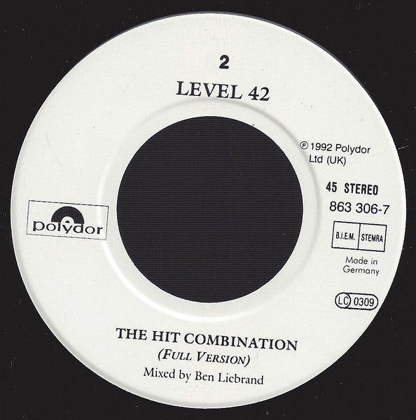 Level 42 : The Hit Combination (7", Single)