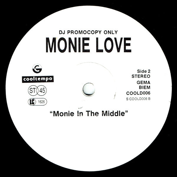 Monie Love : Monie In The Middle (12", Promo)