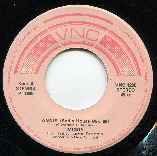 Miggy : Annie (7", Single)