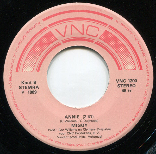 Miggy : Annie (7", Single)