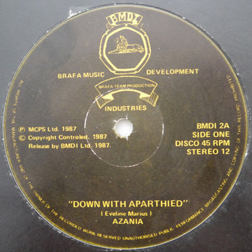 Nya Azania : Down With Aparthied (12")