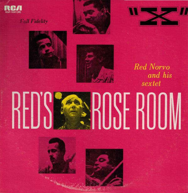 Red Norvo And His Sextet* : Red's Rose Room - Red's Blue Room (LP, Album, Mono, RE)